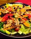 Ensalada templada de codorniz para Navidad 🎄🎁
