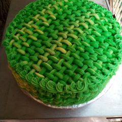 A picture of Bubblegum flavoured cake.