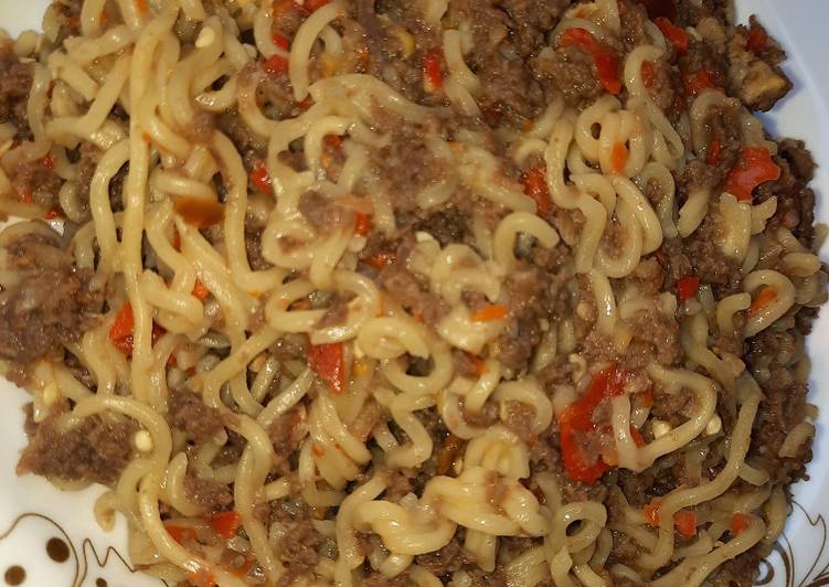 Recipe of Homemade Noodle bolognese