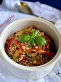 Insalata di orzo, ceci e peperoni