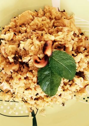A picture of Chicken Biryani.