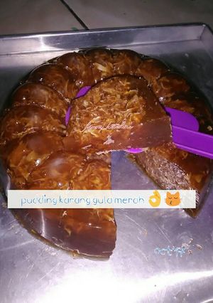 Foto resep Pudding karang gula merah 😽