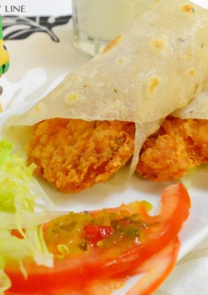 【樂客來】早午餐之~卡啦雞腿捲 的食譜成品照片
