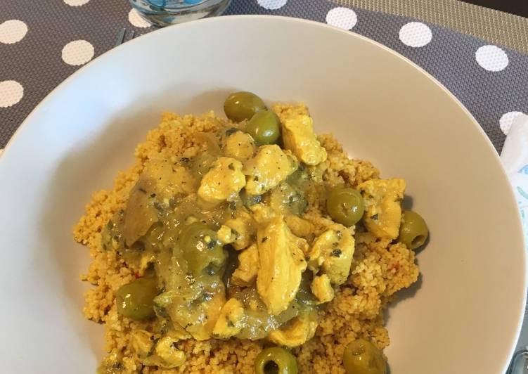 Tajine de poulet au citron 🍋