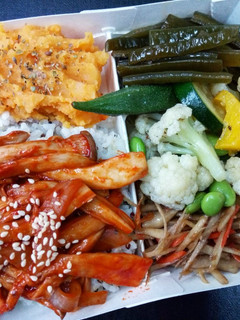 ［蔬食便當］韓式辣醬杏鮑菇 的食譜成品照片