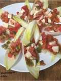 Endivia rellena caprese