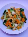 Capcay telur puyuh