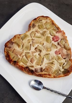 Une photo de Clafoutis de rhubarbe au whisky
