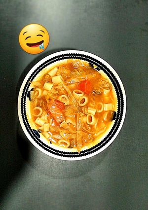 Foto de Macarrão padre nosso com legumes