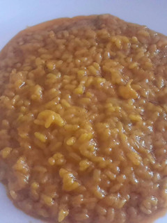 Una foto de Arroz meloso con gambas