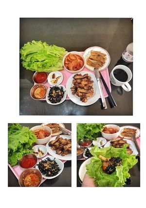 Hình của món Ba chỉ nướng.