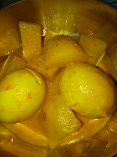 Foto resep Gulai kuning telor & kentang