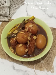 Foto resep Semur Telur Tahu Khas Betawi