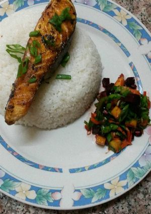 صورة لوصفة سلمون 🐟🐟طعمه راائع