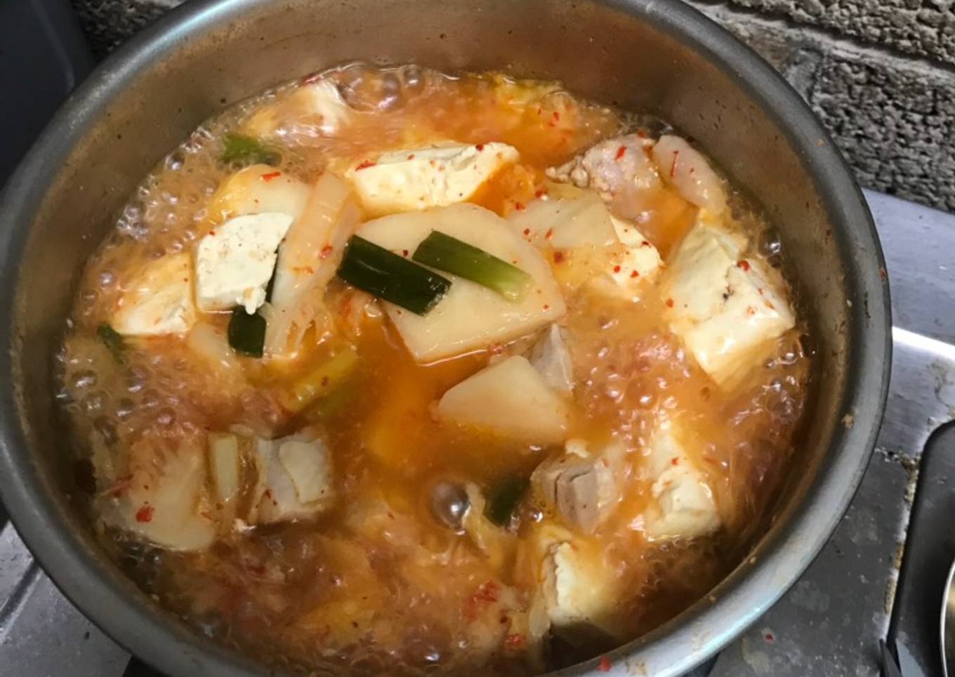 Sup Ayam Kimchi