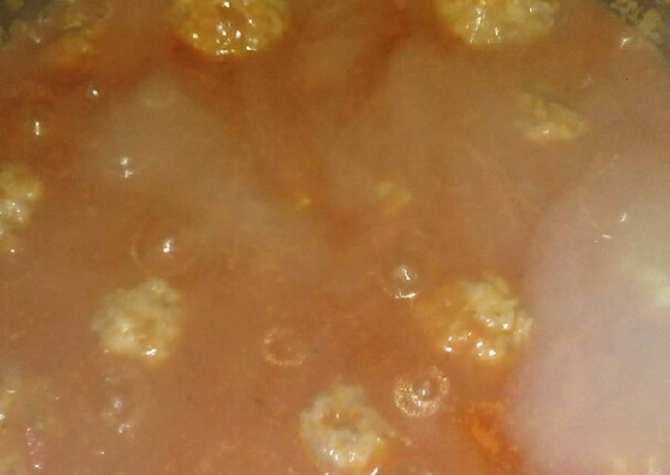 Tuco con albóndigas