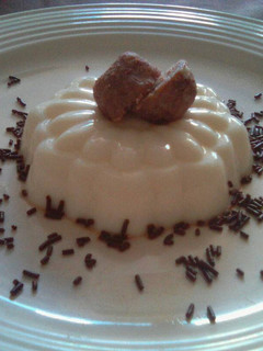 Foto resep Vanilla ½ Chocolate Pannacotta Pudding
