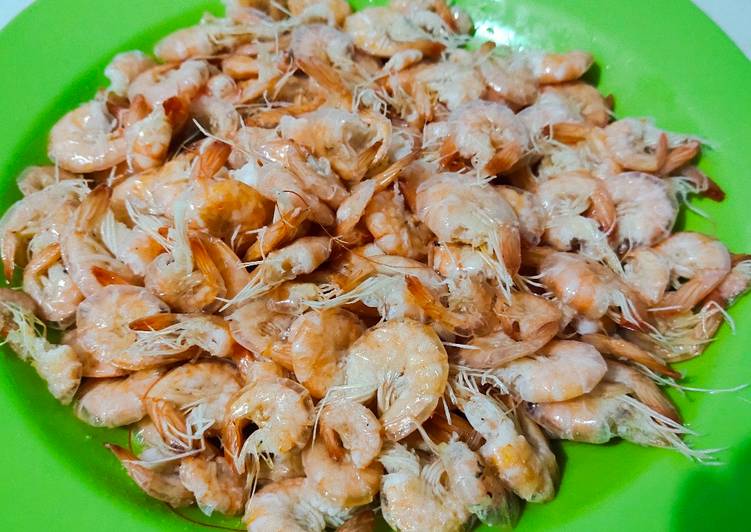 Udang kali goreng simpel