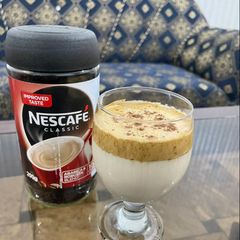 A picture of Dalgona Coffee.