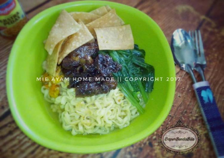 Resep Mie Ayam HomeMade, Enak Banget