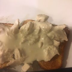 A picture of Creamed chicken.