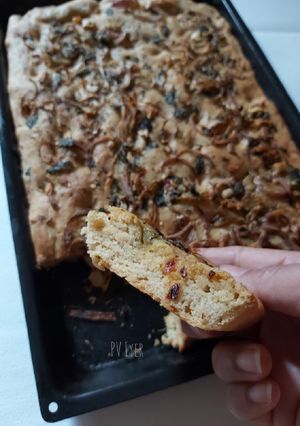 A picture of Whole Wheat Focaccia Bread.