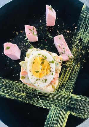 Une photo de Macédoine de légumes au Jambon et Emmental