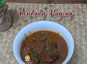 Gambar Daging Masak Rendang versi Pressure Cooker