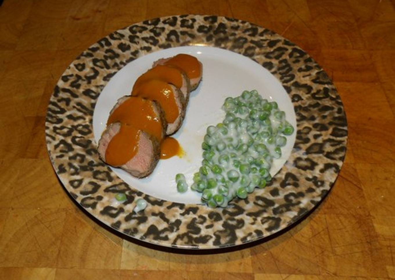 Pork tenderloin Sous Vide with mustard sauce Carolina