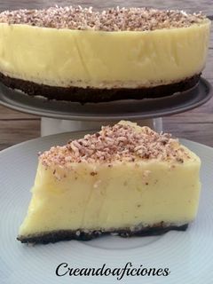 Una foto de Tarta fría de limón