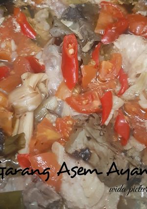 Foto resep Garang Asem Ayam Simpel Enak dan Empuk