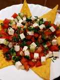Salată grecească cu nachos