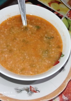 صورة لوصفة شوربة فريك
