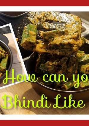 A picture of How to cook the Most Unique Bhindi (Okra) Recipe!.