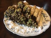 A picture of authentic italian cannolis