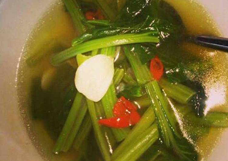 Resep Sayur Bening Sawi Ijo, Bikin Ngiler