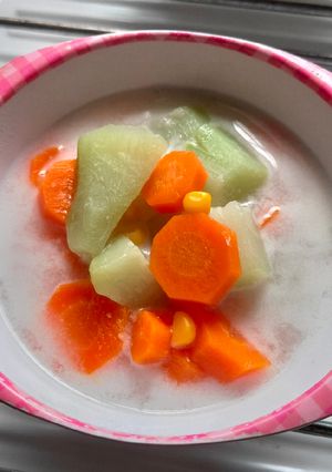 Foto resep Bobor labu wortel (Mpasi balita 2 tahun)