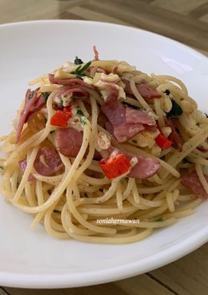 Foto resep Spaghetti Aglio e Olio