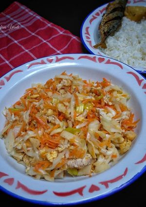 Foto resep Orak arik telur kol wortel