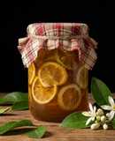 💚 Chanh Đào Vỏ Sọc Ngâm Mật Ong Đường Phèn