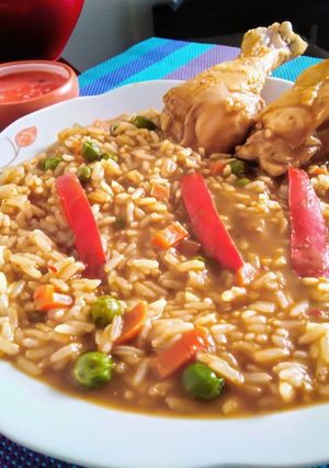 Una foto de Aguadito de Pollo 3 sabores 👍🇵🇪