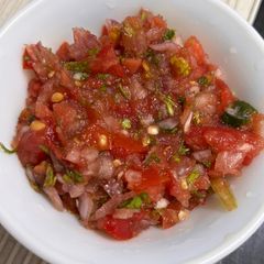 A picture of Mexican salsa.