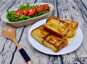 Hình của món Bánh Mì Chiên Trứng Sữa.