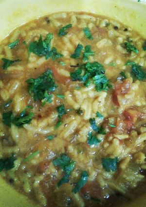 A picture of Besan K sev ki sabji.