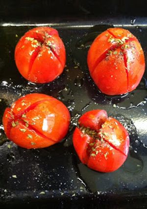 Una foto de Jitomates al horno