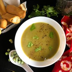 Green Peas Soup (Matar Shorba) A picture of Green Peas Soup (Matar Shorba).