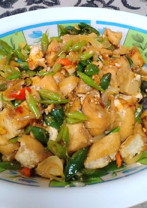 Foto resep Tumis Tahu Bakso Buncis Cabe Ijo