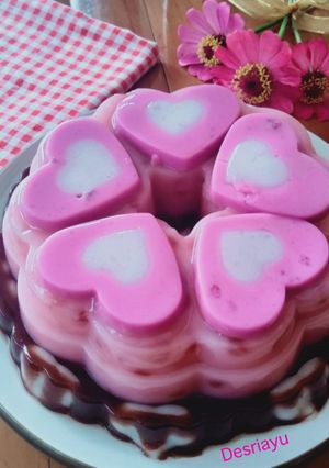 Foto resep Jentik Manis Puding Love