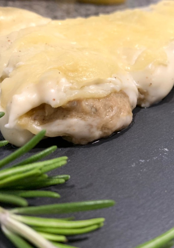 Una foto de Canelones con pollo de puchero en thermomix
