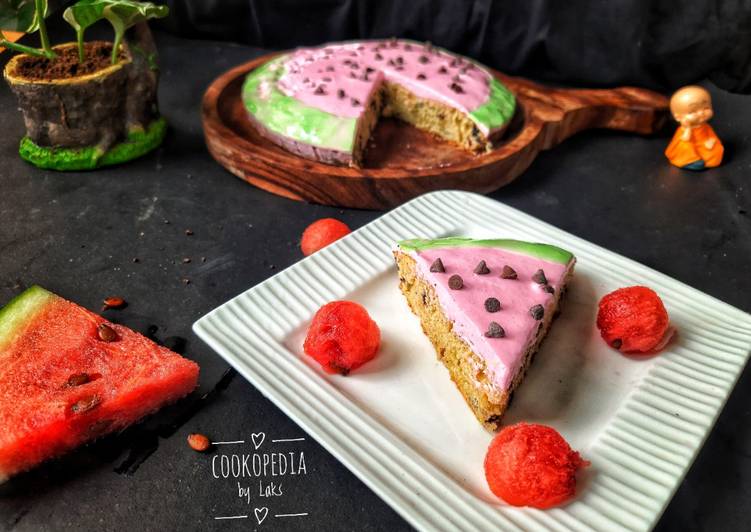 Step-by-Step Guide to Prepare Favorite Watermelon Cookie Pie